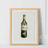 Provincial Home Living Artwork>Olivettes Bottle Print 36x46