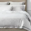 Provincial Home Living Quilt Covers>Parish Quilt Cover - Natural & White