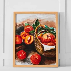 Provincial Home Living Artwork>Peachy Keen Print 42x53