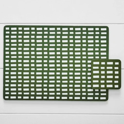 Provincial Home Living Napery>Porter Grid Coaster