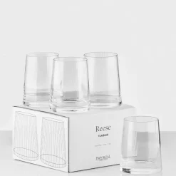 Provincial Home Living Glassware>Reese Tumbler 4 Pack