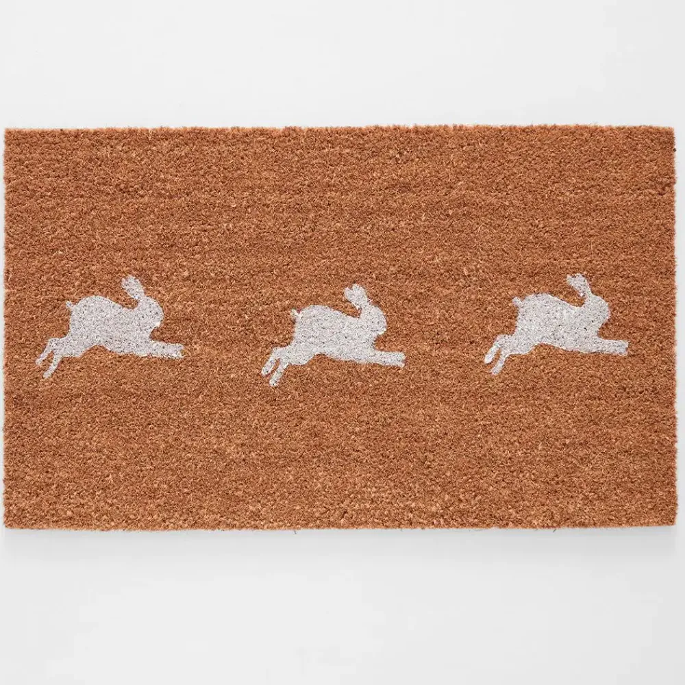 Provincial Home Living Doormats>Running Hare Doormat 75x45