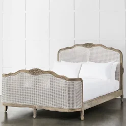 Provincial Home Living Beds + Bedheads>Rushworth Rattan Bed -