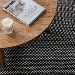Provincial Home Living Rugs | Soft Furnishings>Suri Rug - Black & Ivory