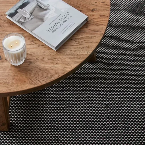 Provincial Home Living Rugs | Soft Furnishings>Suri Rug - Black & Ivory