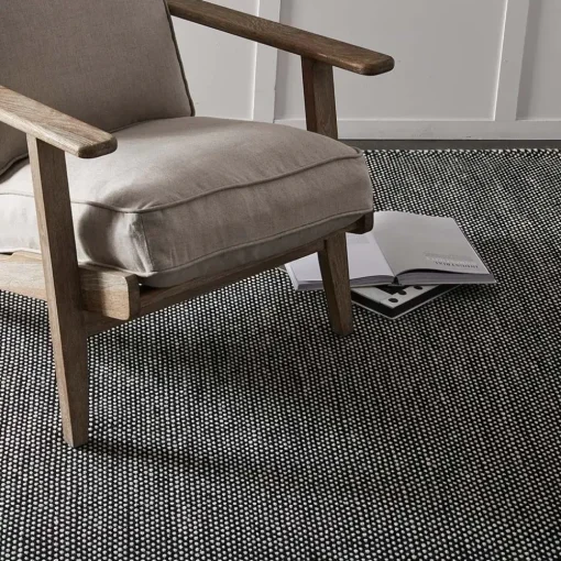Provincial Home Living Rugs | Soft Furnishings>Suri Rug - Black & Ivory
